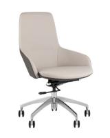 Кресло офисное TopChairs Soulo светло-серый, серый