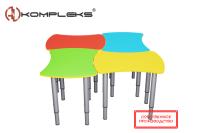 Детский стол «AVKompleks Пазлы 2» на регулируемых ножках