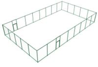 ОМ 01-001 Ограждение спортивной площадки 21х12х3 