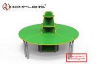 Детский модульный стол «AVKompleks» с полками и регулируемыми ножками