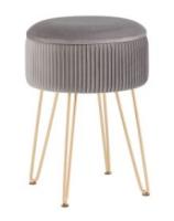 Пуф Астор серый