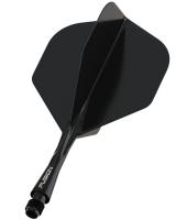 Литые оперения с хвостовиками Winmau Fusion Short Black (черные)