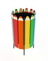 Урна деревянная круглая карандаш МФ 06-512-К