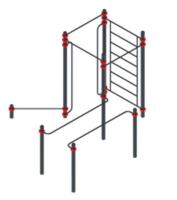 ОВ 01-085 Воркаут комплекс 37 (89) ДОВ