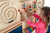 Тактильно-разивающая панель "Магнитные шарики"