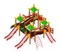 Детский игровой комплекс «Азия» H=900, 1200, 2000 ДИК 36-003