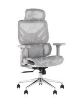 Кресло офисное TopChairs Structo серая сетка