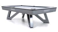 Стол / пул "Rasson Wolf" 9 ф (серый, сланец 25 мм) в комплекте с плитой, аксессуары + сукно
