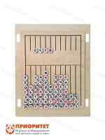 Тактильно-развивающая панель Буквы