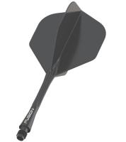 Литые оперения с хвостовиками Winmau Fusion Intermediate Black (черные)