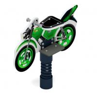 Мотоцикл (зеленый) - Качалка на пружине - ИО 22.03.01-01