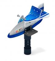 Самолетик (синий) - Качалка на пружине - ИО 22.03.02-02