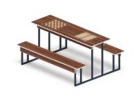 Нарды + Шахматы - Столик для взрослых - МФ 32.01.04-01