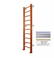 Шведская стенка Kampfer Classic Wall (№4 Вишневый Стандарт антик)