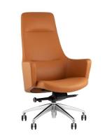 Кресло руководителя TopChairs Ferris коричневое