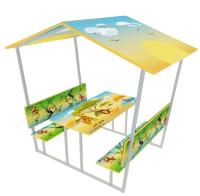 Столик детский с навесом  (Сафари) МФ 04-011