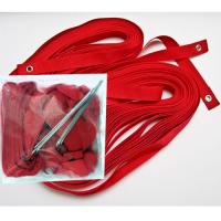 Комплект для разметки площадки для пляжного волейбола, арт.FS-R-№02, ленты ПЭ,шир.5 см,8х16 м,6 мет.колышка,красн