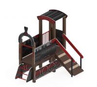 Паровозик (черный) - Беседка мини - МФ 10.03.05-10