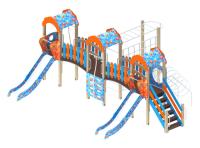 ДИК 23-303 (Пузыри) Детский игровой комплекс «Городок» H=1200