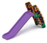 Горка пластиковая - ИО 42.01.01-02 - (сиреневый скат) H=1200 (Майя)
