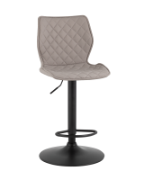 Стул барный Dome экокожа серый