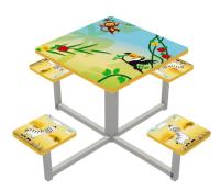 Столик квадратный  (Сафари)  МФ 04-001