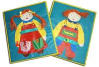 Коврик дидактический Машины застежки