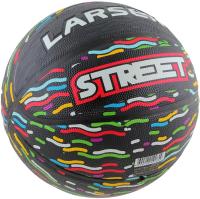 Мяч баскетбольный Larsen Street Black Stripes