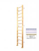 Шведская стенка Kampfer Classic Wall (№0 Без покрытия Высота 3 м белый)