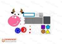 Бизиборд «Корова Му»