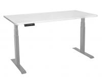 Стол с регулировкой высоты электрический LuxAlto LA-T33-2A3 серый/белый ЛДСП 120*70*2.5