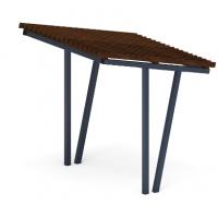 Пергола тент (наклоная) - МФ 77.03.01-01 /без поликарбоната/