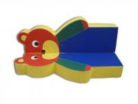 Детская игровая мебель Диван-мат Мишка