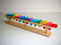 Тактильно-развивающая панель “Разноцветное домино” (12 домино, настольный модуль)