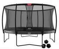 Батут BERG Elite Regular 430 Grey Levels + защитная сетка Deluxe