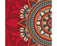 Коврик для фитнеса и йоги DFC Meditation Deluxe, 183x68x0,5 см, Harmony