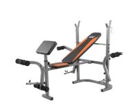 Скамья со стойками под штангу с опциями DFC D126