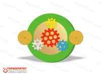 Тактильно-развивающая панель «Детям: веселые механизмы»