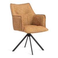 Кресло Lutz/Луц опора 360, велюр/букле, VT shape amber