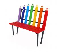 Скамья парковая Карандаши 2 МФ 05-027