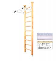 Шведская стенка Kampfer Swedish Ceiling (№0 Без покрытия Стандарт белый турник)