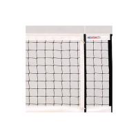 Сетка для пляжного волейбола  KV.REZAC  арт.15015898,8,5х1м,3 мм ПП,яч.10х10см,БЕЛ.ленты ПВХ,кев.трос,чер