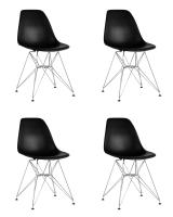 Стул EAMES DSR NEW черный 4 шт.