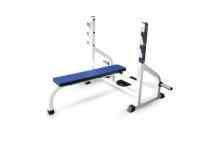 Скамья-стойка для жима штанги лежа белый МВ 2.06