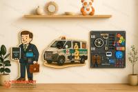 Комплект бизибордов Банковская система