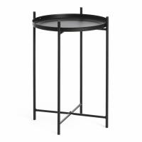 Столик журнальный TAVETT металл, 37,6*37,6*52 см, черный