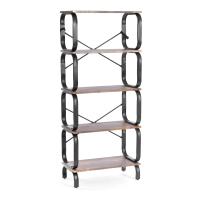 Стеллаж WS-04 60x30x140 см, burnt