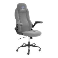 Кресло BAZUKA metalBL велюр, серый, 29