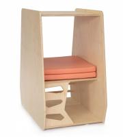 Стеллаж с лесенкой и горкой