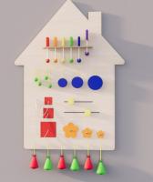 Настенный модуль «Цвета и величины»